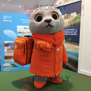 Seal maskot drakt karaktär...