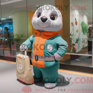 Seal maskot drakt karakter...