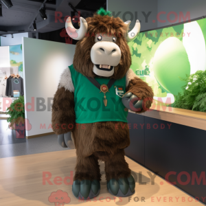 Costume mascotte de bison...