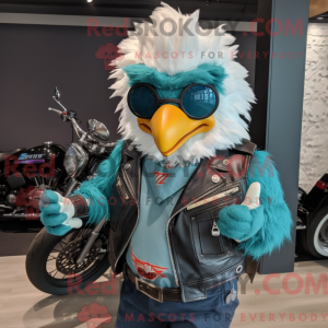 Teal Fried Chicken maskot...