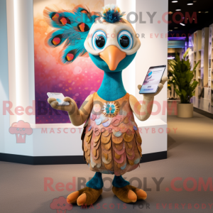 Costume de mascotte de paon...
