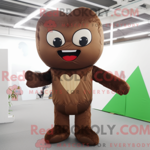 Maskotdraktfigura Brown...