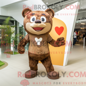 Brown Arrow Of Love mascot...