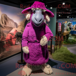 Disfraz de mascota Magenta...