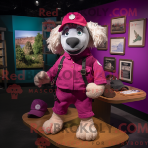 Disfraz de mascota Magenta...