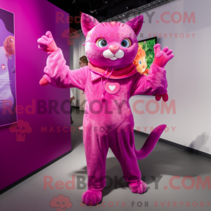 Costume de mascotte de chat...