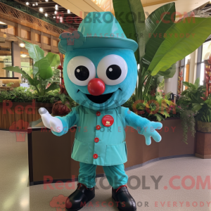 Turquoise Cherry mascot...