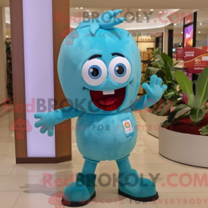 Turquoise Cherry mascot...