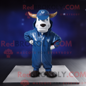 Navy Bull-mascottekostuum...