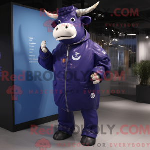 Navy Bull Maskottchen...