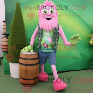 Roze groen bier...