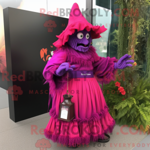 Máscara de Bruxa Magenta...
