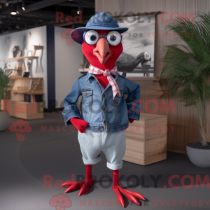Disfraz de mascota Red Gull...