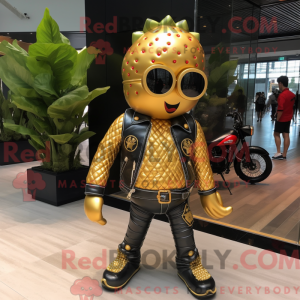 Gold Strawberry maskot...