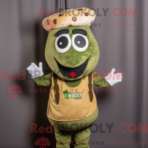 Olive Bagels Maskottchen...