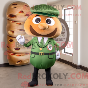 Olive Bagels Maskottchen...