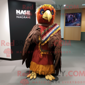 Disfraz de mascota águila...