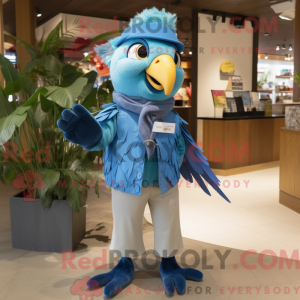 Sky Blue Macaw mascotte...
