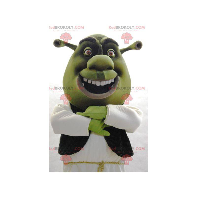 Shrek mascotte famoso personaggio dei cartoni animati verde -