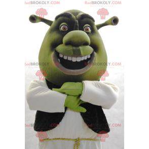 Mascota de Shrek famoso personaje de dibujos animados verde -
