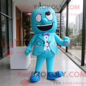 Cyan Candy Box mascot...