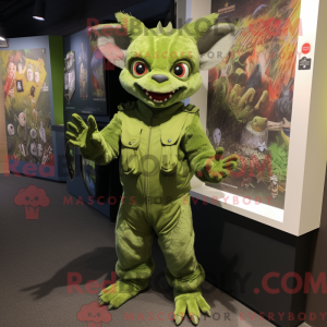 Oliven Chupacabra maskot...