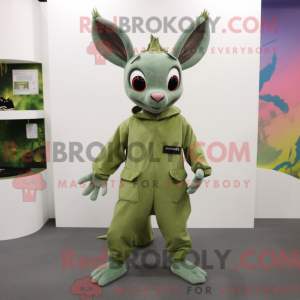 Oliven Chupacabra maskot...