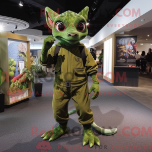 Olive Chupacabra mascot...
