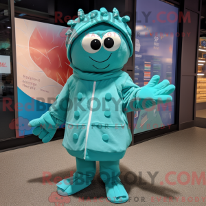 Disfraz de mascota Teal...