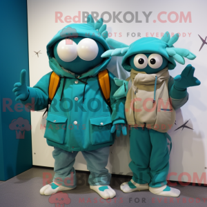 Disfraz de mascota Teal...