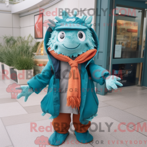 Costume mascotte de Crab...