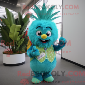 Disfraz de mascota de piña...