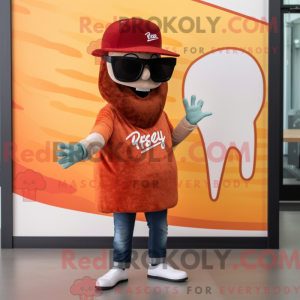 Rust Pizza Slice mascot...