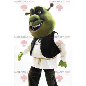 Shrek mascotte famoso personaggio dei cartoni animati verde -