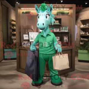 Groene Mare mascotte...