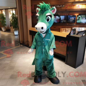 Groene Mare mascotte...