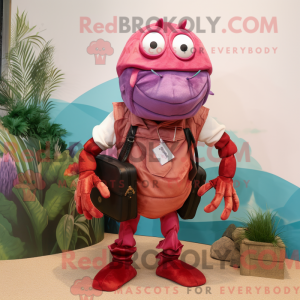 Magenta Hermit Crab mascot...