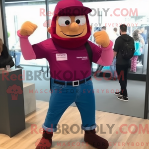 Personnage mascotte Magenta...