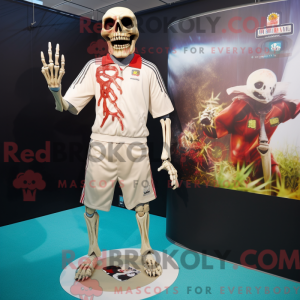 Tan Undead mascottekostuum...