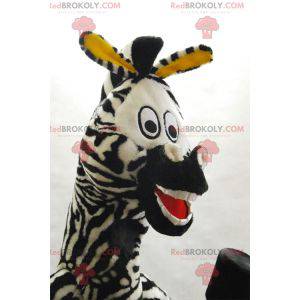 Marty maskot slavná zebra z karikatury Madagaskaru -