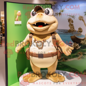 Beige kikker...