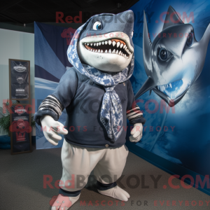 Navy Megalodon maskot...