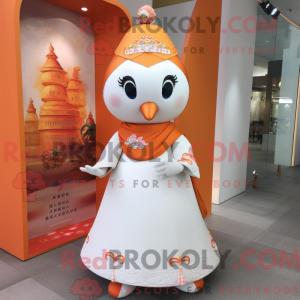 Mandarijn mascottekostuum...