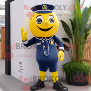 Postava maskota Navy Lemon...