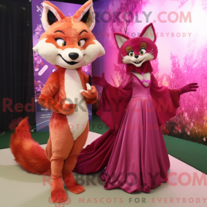 Costume mascotte de Renard...