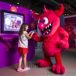 Disfraz de mascota Magenta...