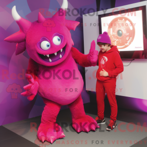 Disfraz de mascota Magenta...