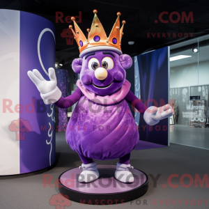 Maskotdraktfigur Purple...