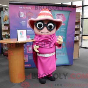 Maskottchenkostüm Pink...