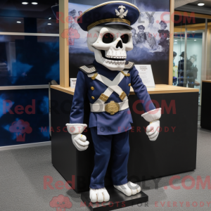 Disfraz de mascota de Navy...
